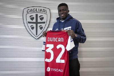 Alfred Duncan joins Cagliari