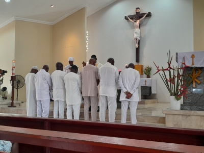 New GOC Leadership Worship And Give Thanks At Our Lady Of Mercy Catholic Church, Tema