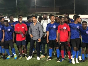 Voques International visits Attram De Visser Soccer Academy