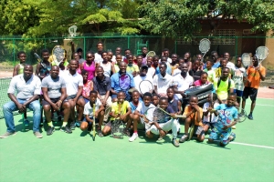 TFG holds tennis clinic at St. Francis Tennis Academy