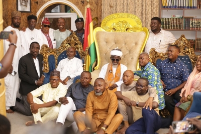 Chief Imam prays for new Ghana Olympic Committee (GOC) President Akpokavie and Board Members