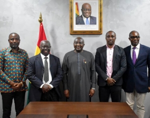 Sports Writers Association of Ghana (SWAG) meets Vice President Bawumia