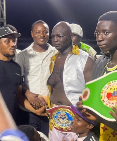 Haruna Osumanu claims WBO Africa Heavyweight Championship as Tetteh Laryea also wins in style