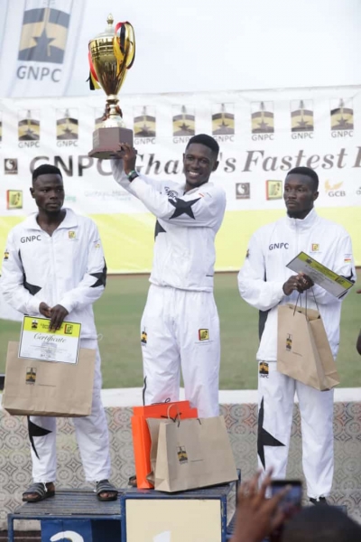 Ansah Sarfo wins GNPC Ghana's Fastest Human 2021 Final of Finals