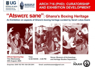 &lsquo;Atswele Sane&rsquo; &ndash; Ghana&rsquo;s Boxing Heritage Exhibition By Sarah Lotus Asare Opens At Legon From Wednesday