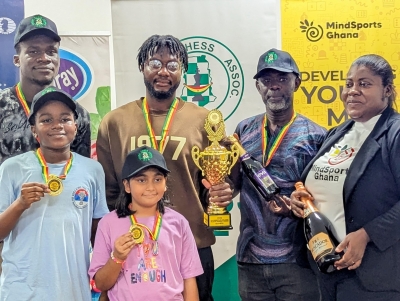Ghana Chess Association crowns CM Cephas Clinton Fomevor 13th President&rsquo;s Cup Champion