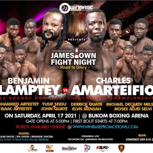Winbase Boxing Promotions presents &lsquo;James Town Fight Night&rsquo; (Road To Glory)