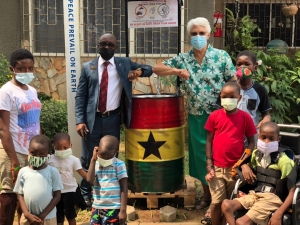 UGAG donates  to Nsawam Orthopedic Training Center