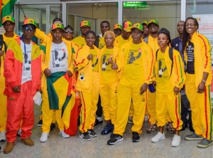 Six Ghanaian boxers in action at Bukom Arena