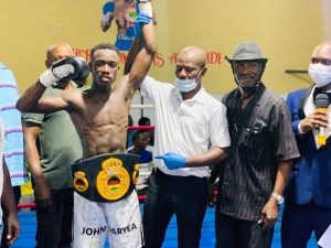 John Laryea is New Ghana National Featherweight Champion