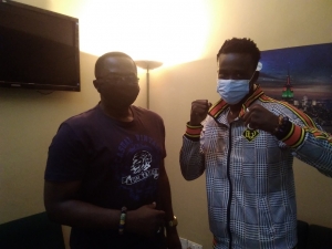 GOC President Motivates 2020 Olympic Games Bound boxer Samuel Takyi