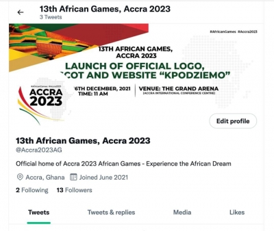 LOC of 13th African Games, Accra 2023 To Launch Official Logo, Mascot And Website