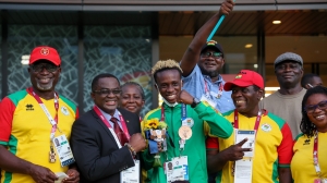 Tokyo 2020: Team Ghana Welcomes Bronze Medal Winner Takyi To Games Village