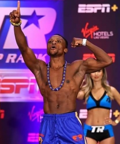 Dr. Manly-Spain Congratulates Isaac Dogboe