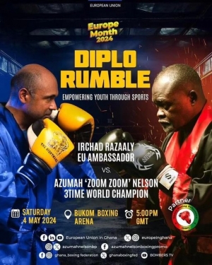 Azumah Nelson returns to The Ring, Faces Challenger EU Ambassador In &lsquo;Diplo Rumble&rsquo; Exhibition Bout