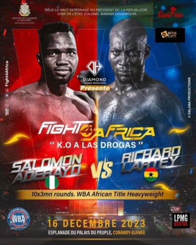 Richard Harrison Lartey returns to the ring to face Nigerian Solomon Adebayo