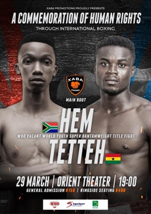 New date (29th of March 2025) for Enoch Tetteh versus South African Siyabulela Hem fight