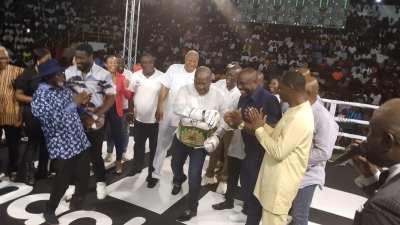 Ghana Boxing Authority honours  former President John Dramani Mahama