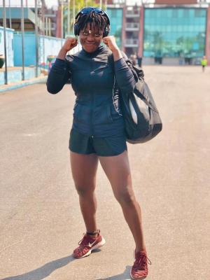 Meet Sylvia Dogah From Mepe, First Ghanaian Female Professional Kickboxer