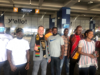 World Combat Ju Jutsu President Arrives In Ghana