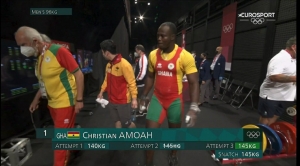 Tokyo 2020: Christian Amoah meets tough competition at Olympic weightlifting event