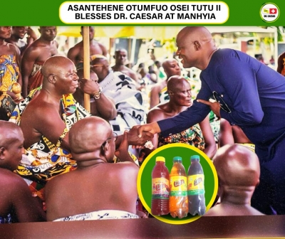 Dr. Caesar receives Otumfuo&rsquo;s blessings