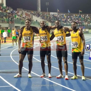 Road to Paris 2024 Olympic Games - Ghana's 4x100m men's team qualified in the race