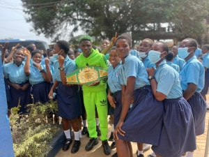 SWAG Nominee Mohammed Aryeetey visits former school