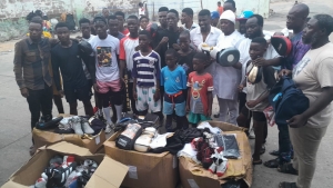 Michael Amoo-Bediako's Streetwise Foundation Donates Boxing Equipment To James Town Gym
