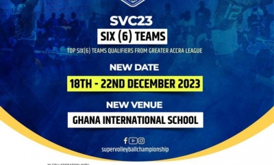 Super Volleyball Championship 2023 Scheduled For December 18 To 22 At GIS