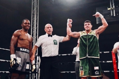 Prince Oko Nartey loses by TKO to Ward In Ireland