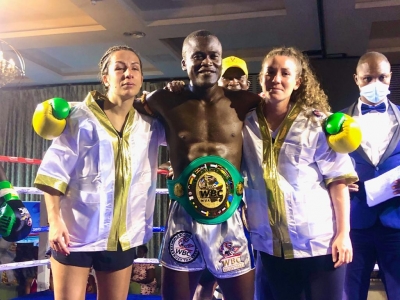 Lawrence Nyanyo Nmai dedicates WBC Muay Thai victory to all Ghanaians and his team
