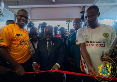 President Akufo-Addo Commissions Borteyman Sports Complex For 13th African Games