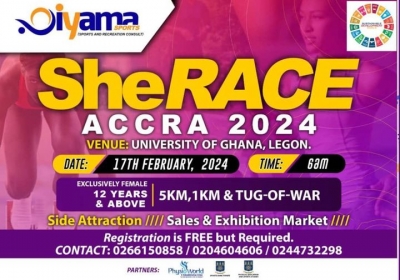 She Race On Feb 17 At Legon