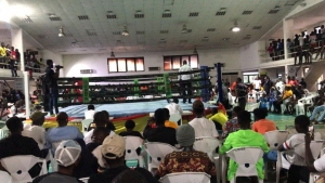 Amateur Boxing Fans Ruck Accra Sports Stadium
