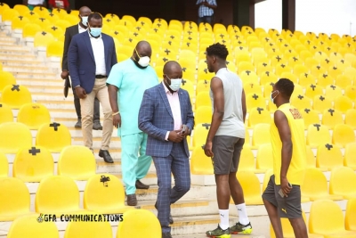 GFA President Kurt Okraku inspires Black Stars ahead of South Africa and Sao Tome AFCON qualifiers