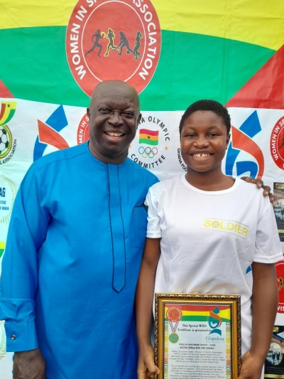 Judoka Evelyn Dzato Happy To Receive WISA Award