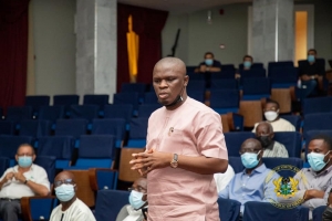 Sports Minister Meets Contractors On Accra 2023 Facilities