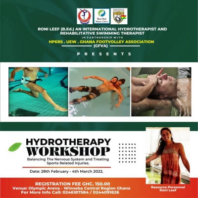 Ghana To Host Hydrotherapy Course In 2022