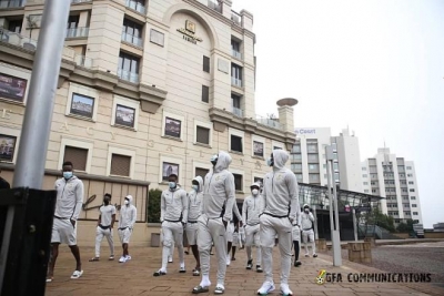 Black Stars tour Mandela Square ahead of Bafana Bafana encounter