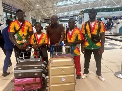 Michael Nii Yarboi Annan (aka The DON) supports Ghana Weightlifting Team To African Championship