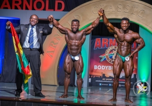 Ghanaians Godwin Frimpong and Joseph Ofolikwei shine at 2021 Arnold Classic Africa