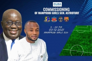 COMMISSIONING OF MAMPROBI GIRLS SCHOOL ASTROTURF