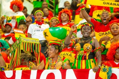 Ghana Supporters Win Off The Field Performances