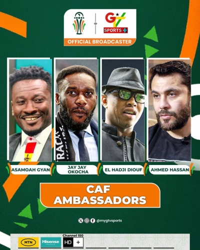 African legends Diouf, Gyan, Hassan and Okocha first to sign up for the CAF Ambassadors Program