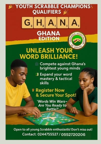 African Youth Scrabbles Championship Qualifier Slated for 14th June