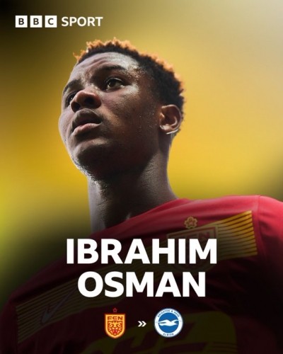 Ghanaian youngster Ibrahim Osman 'happy and proud' to join Brighton