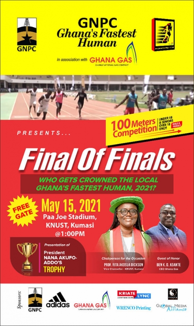 GNPC Ghana Fastest Human 2021 - Who Wins Final Of Finals In Kumasi?