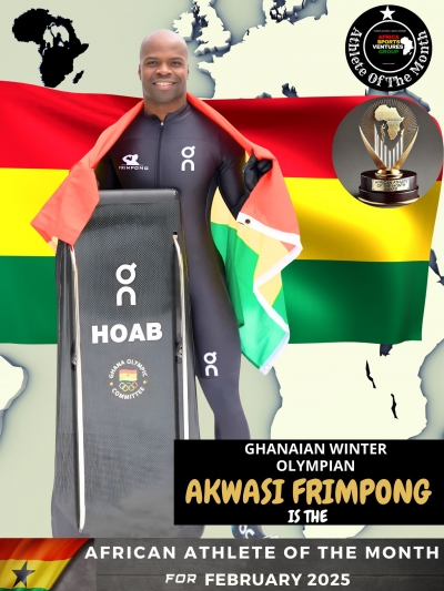 Akwasi Frimpong Named African Athlete of the Month for February 2025