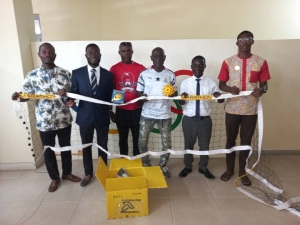 Sepak Takraw Ghana Association (SEPTGHA) unveils equipment at GOC